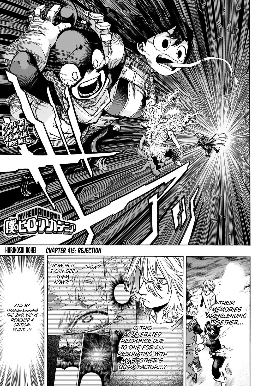 Boku no Hero Academia Chapter 415 1